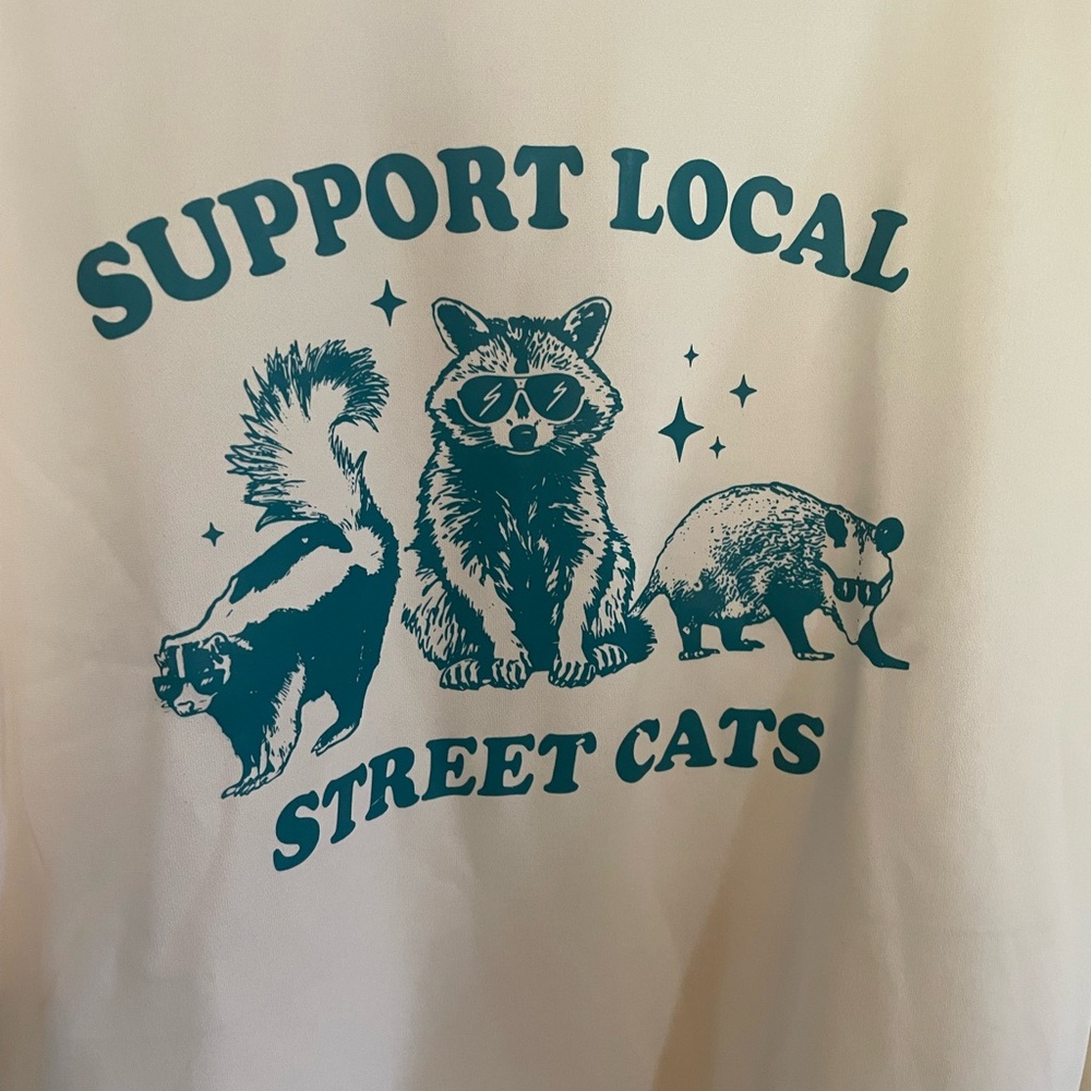 Support Your Local Street Cats Sweater